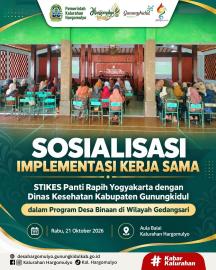 SOSIALISASI IMPLEMENTASI KERJASAMA STIKES PANTI RAPIH YOGYAKARTA DALAM PROGRAM DESA BINAAN